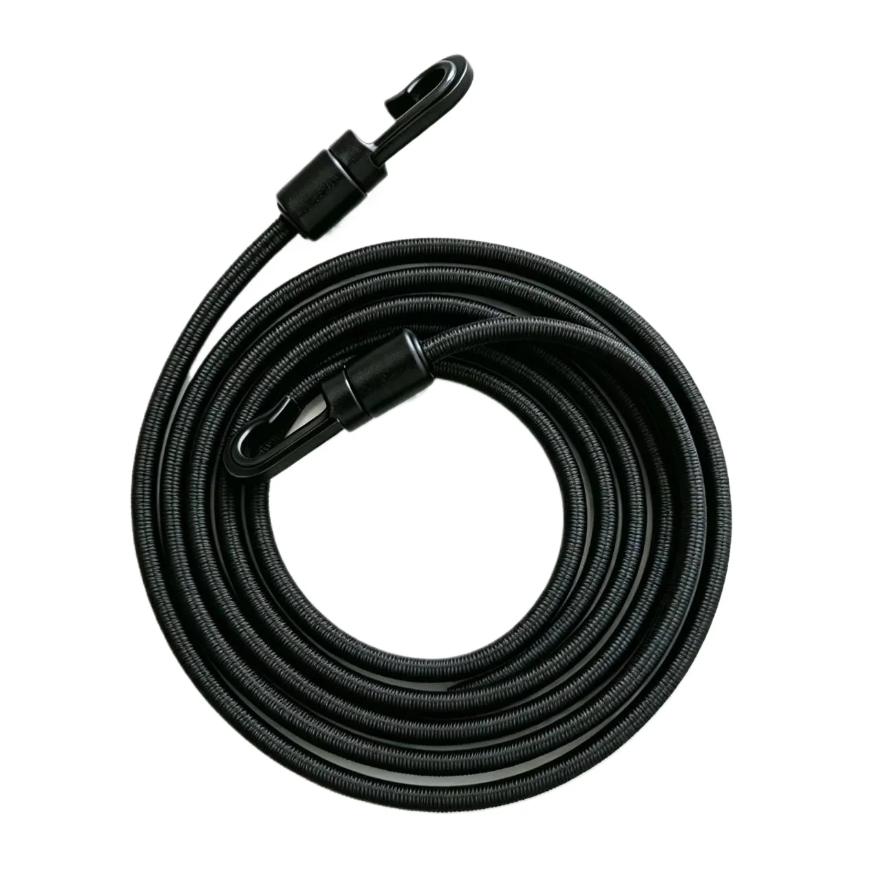 5 Stück 50 cm/100 cm große, verdickte, robuste elastische Bungee-Seile mit integrierten Kunststoffhaken für den Innen- und Außenbereich, Spannungsfixierseil – Detail 5