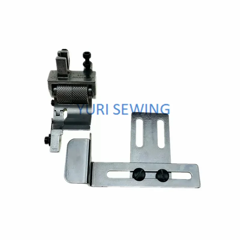 Roller presser foot with wheel and flange for lockstitch for thick material electric industrial sewing machine parts