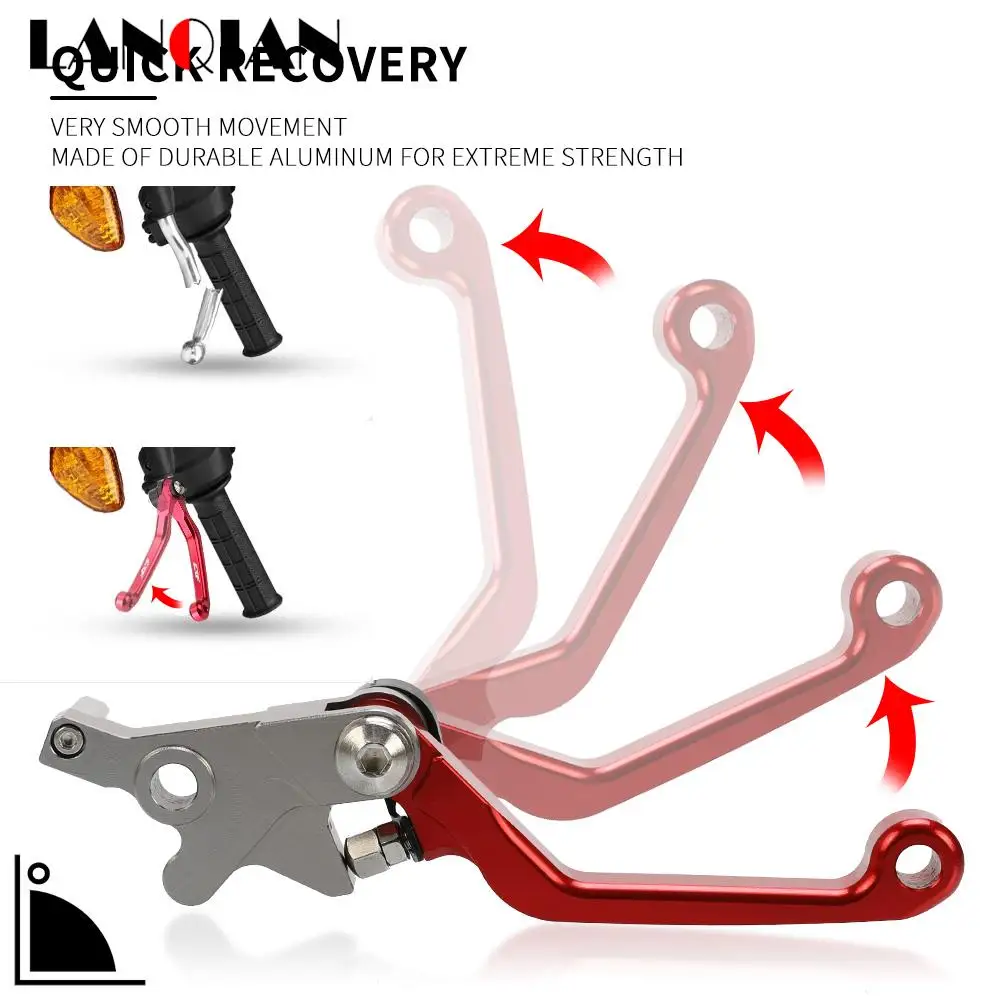 For HONDA XR400 MOTARD 2005 2006 2008 2007 CNC Aluminum Motorcoss Pit Dirt Bike Pivot Foldable Brake Clutch Levers