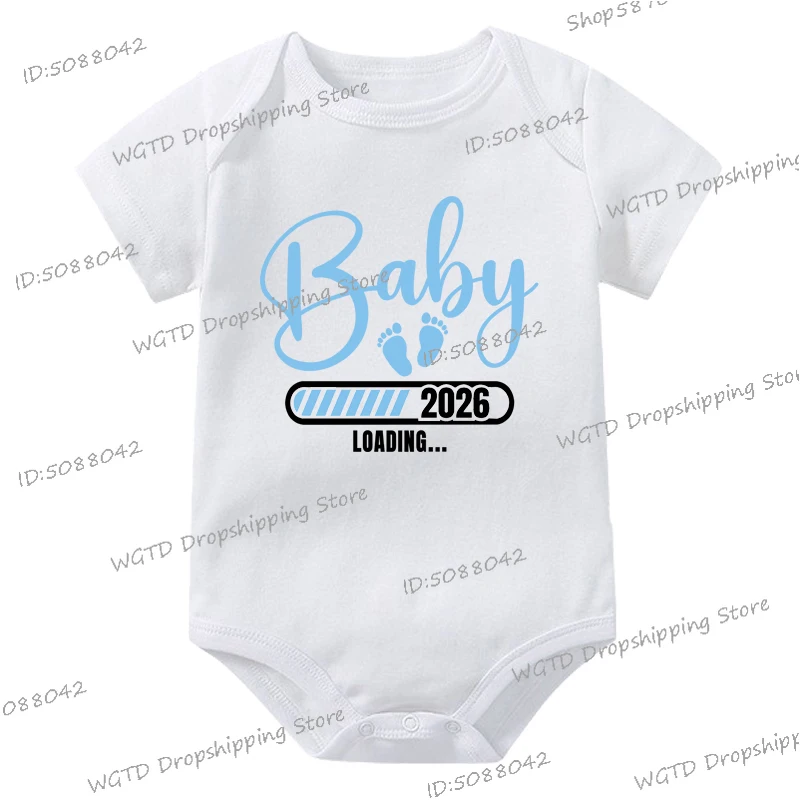 2026 الطفل تحميل الوليد السروال القصير القطن الطفل داخلية الصيف الفتيان الفتيات بذلة إعلان الحمل الملابس الزي #5