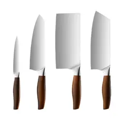 Kitchen Knife Stainless Steel Slicing Cleaver Japanese Chef Fish Cutting Vegetables Meat Cooking Knives Set Tools Kitchen Knives