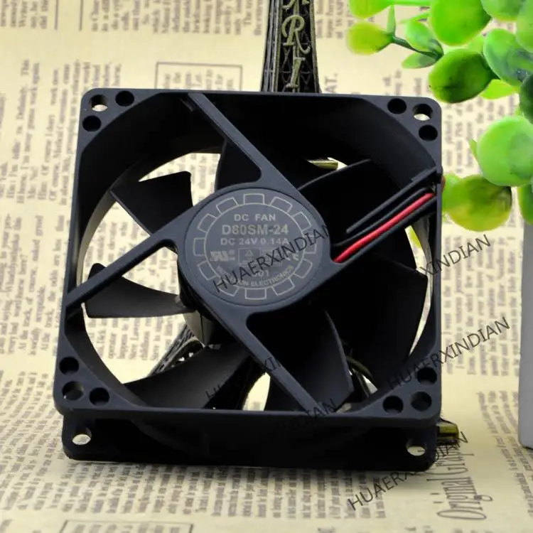جديد/D80SM-24 8 سنتيمتر 24 فولت 0.14A مجموعة مروحة التبريد التجمع