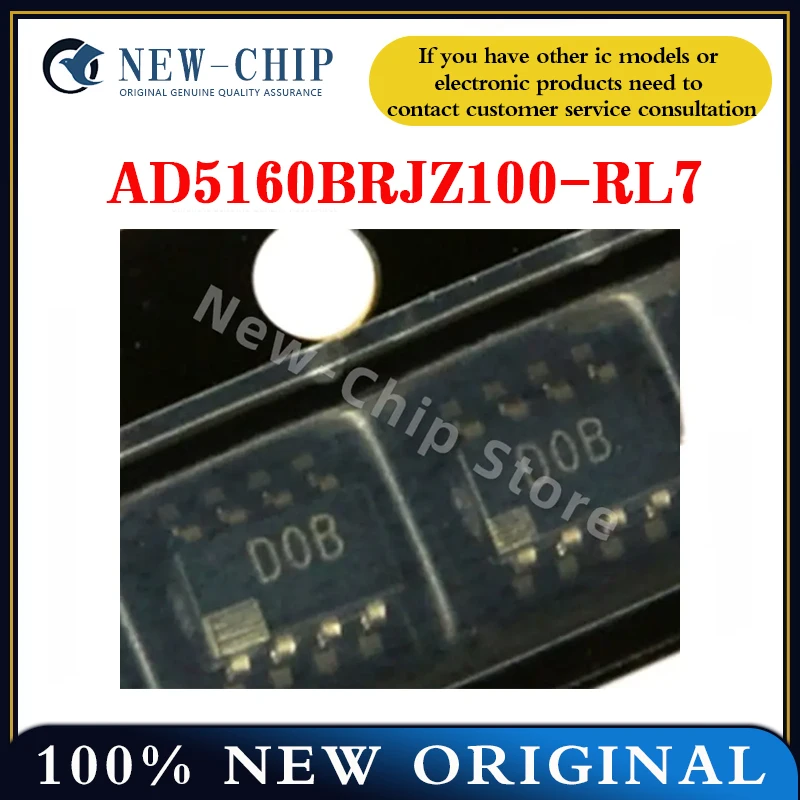 

2PCS-50PCS/LOT AD5160BRJZ100-RL7 AD5160BRJZ100 AD5160 D0B SOT23-8 NEW ORIGINAL