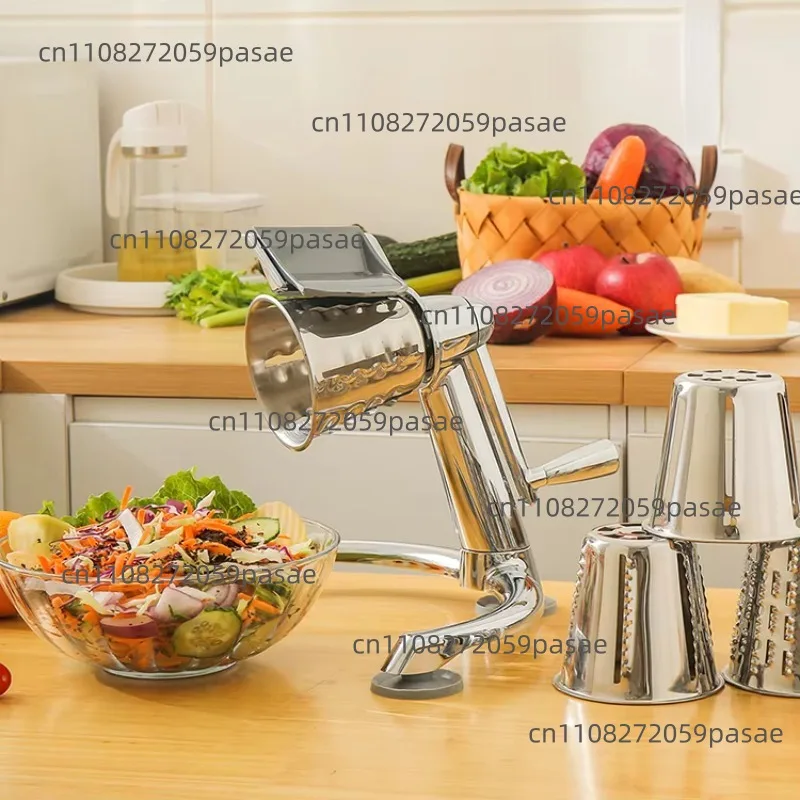 Zinc Alloy Salad Cutter New Design 5-in-1 Kitchen Cooking Set Household Food Processing Blender