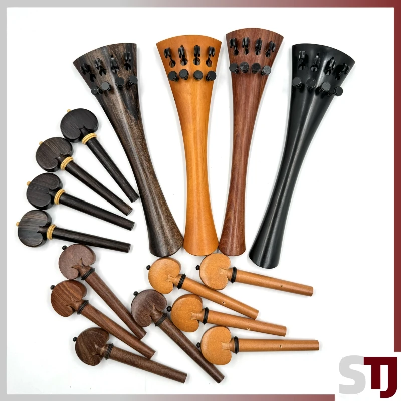 4/4 3/4 Cello ebony tailpiece tuning pegs tuners rosewood Cello peg Open Hole snakewood boxwood Accessories parts