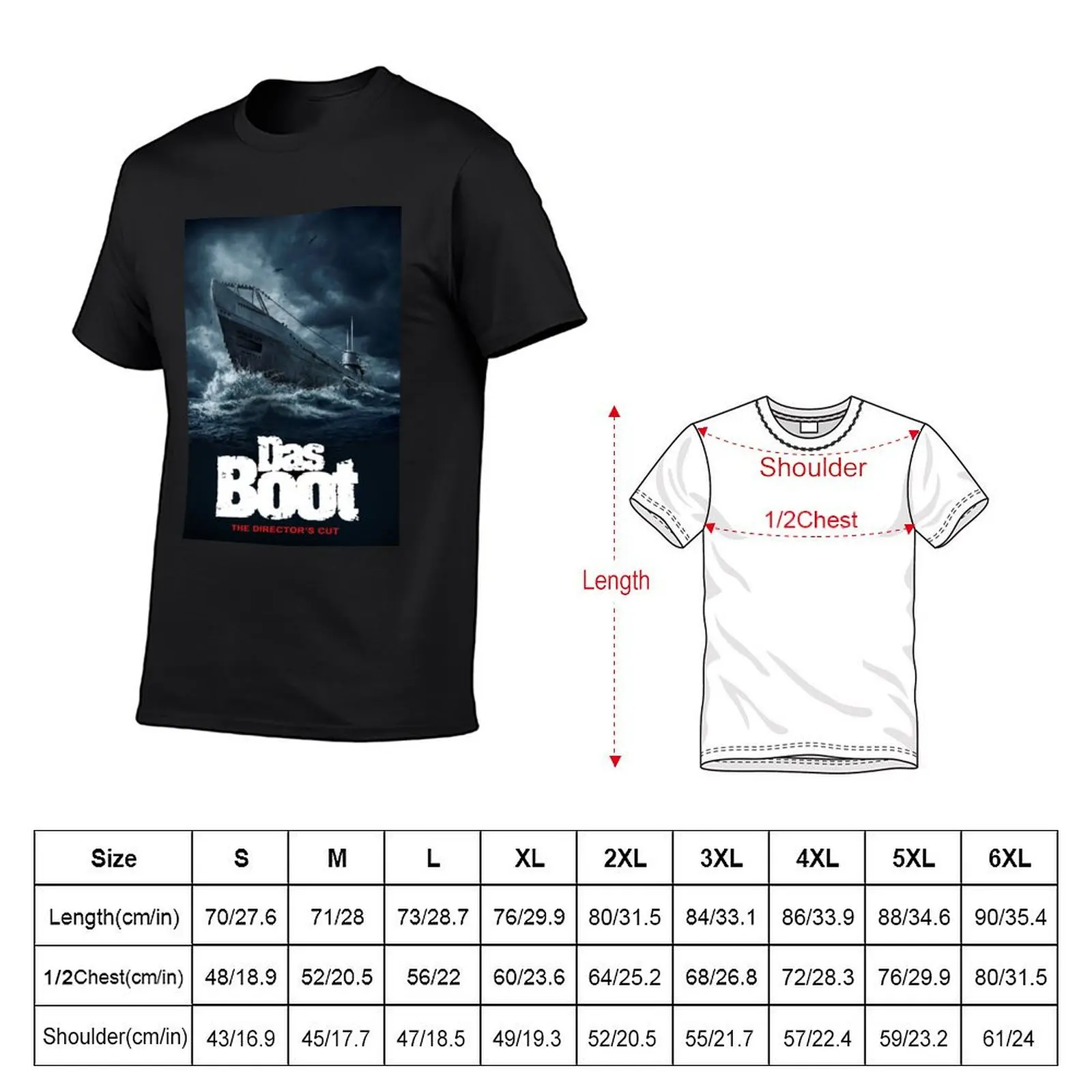 Camisetas Das Boot para hombre, ropa de aduana