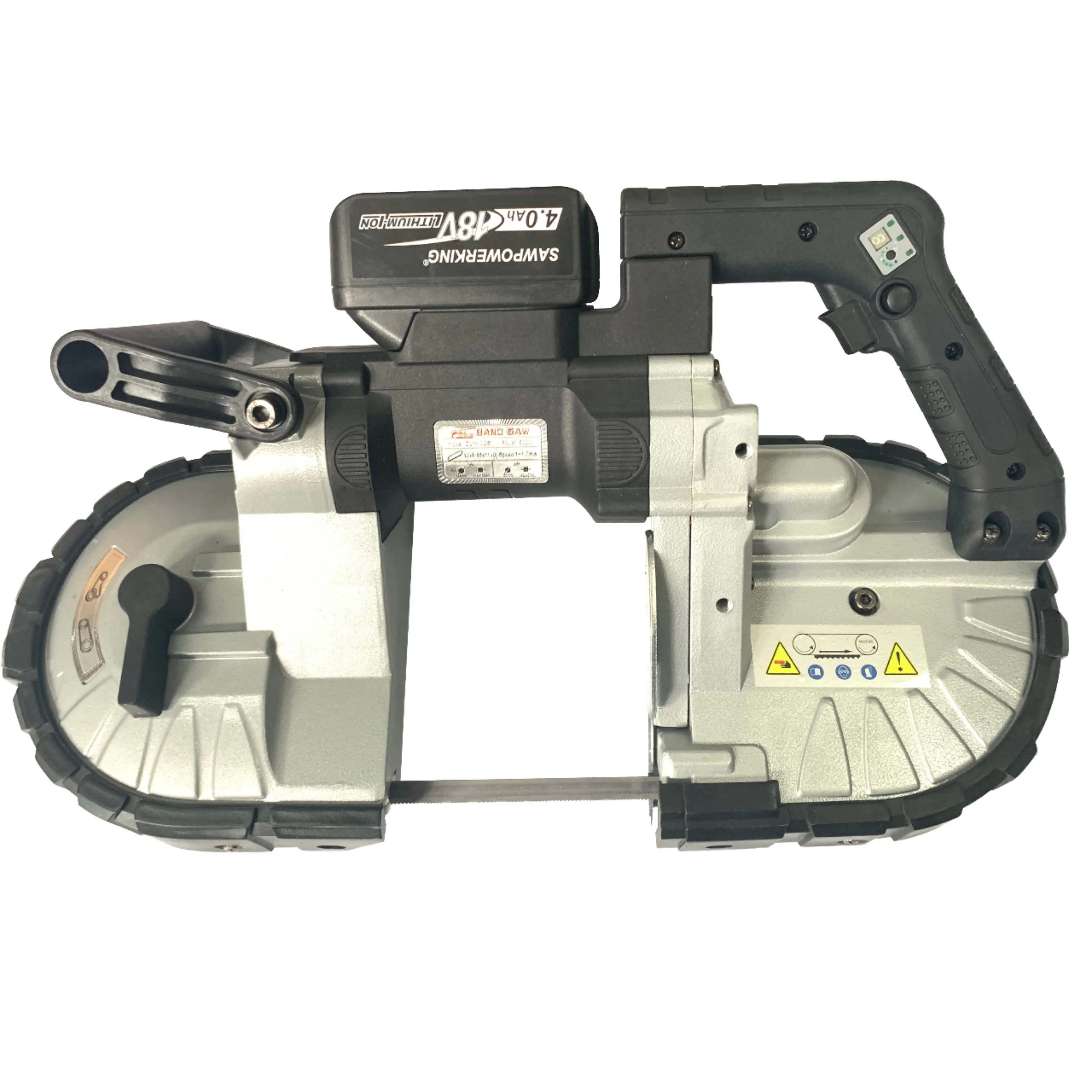 

Portable Handheld Tabletop Band Saw Machine Steel Belt Hydraulic Manual Tension New Condition With Core Components Motor & Gear