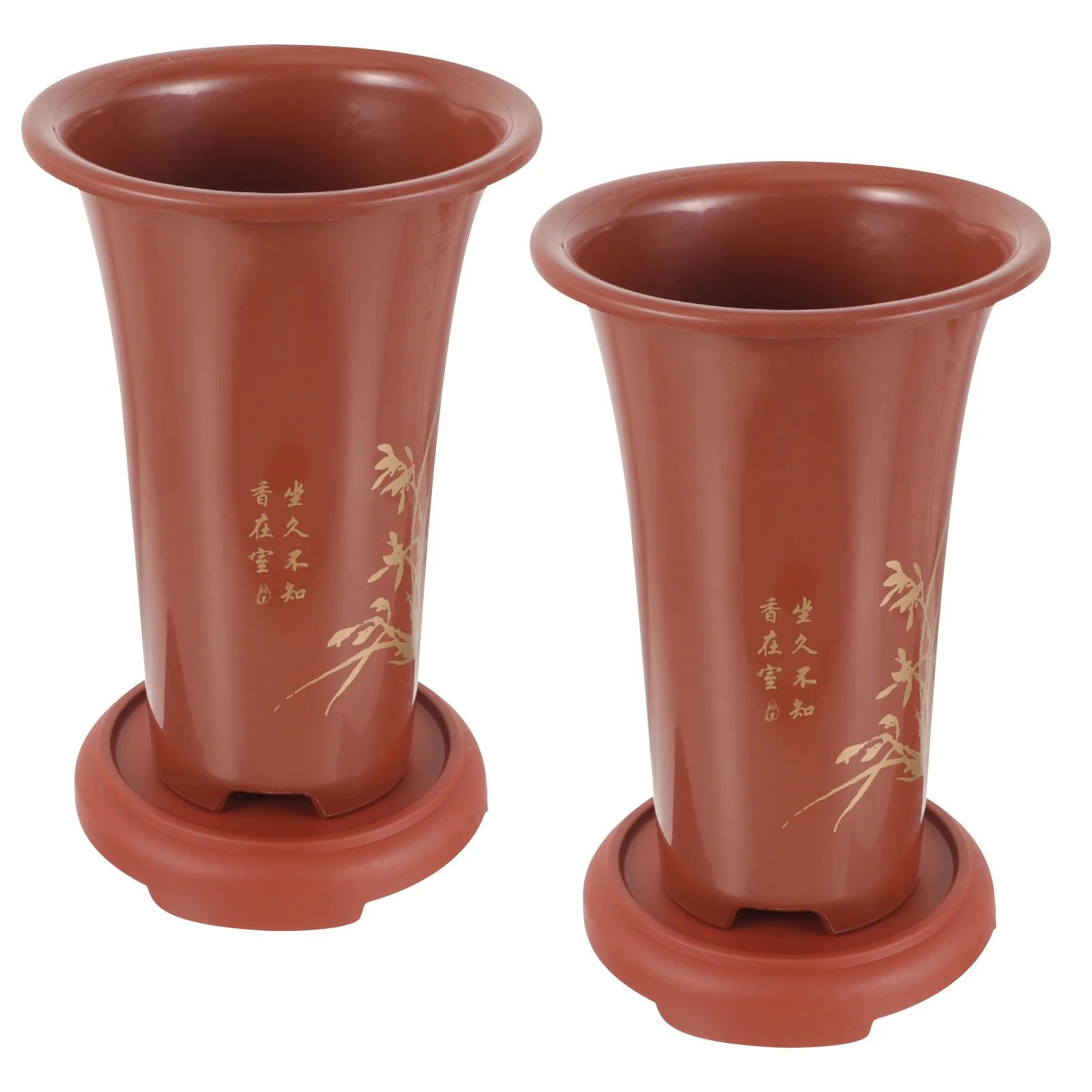 

2 set Ceramic Orchid Flowerpot With Drainage Holes Modern Household Flowerpots Indoor Planting Pot For Gardening Supplies Decor