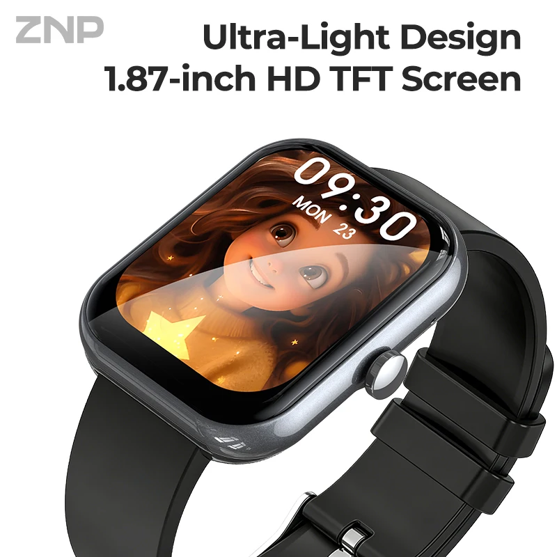 

Smartwatch Bluetooth ZNP P01 High-resolution Screen long battery life clear call AI translation Mobile Payment Stable Connection