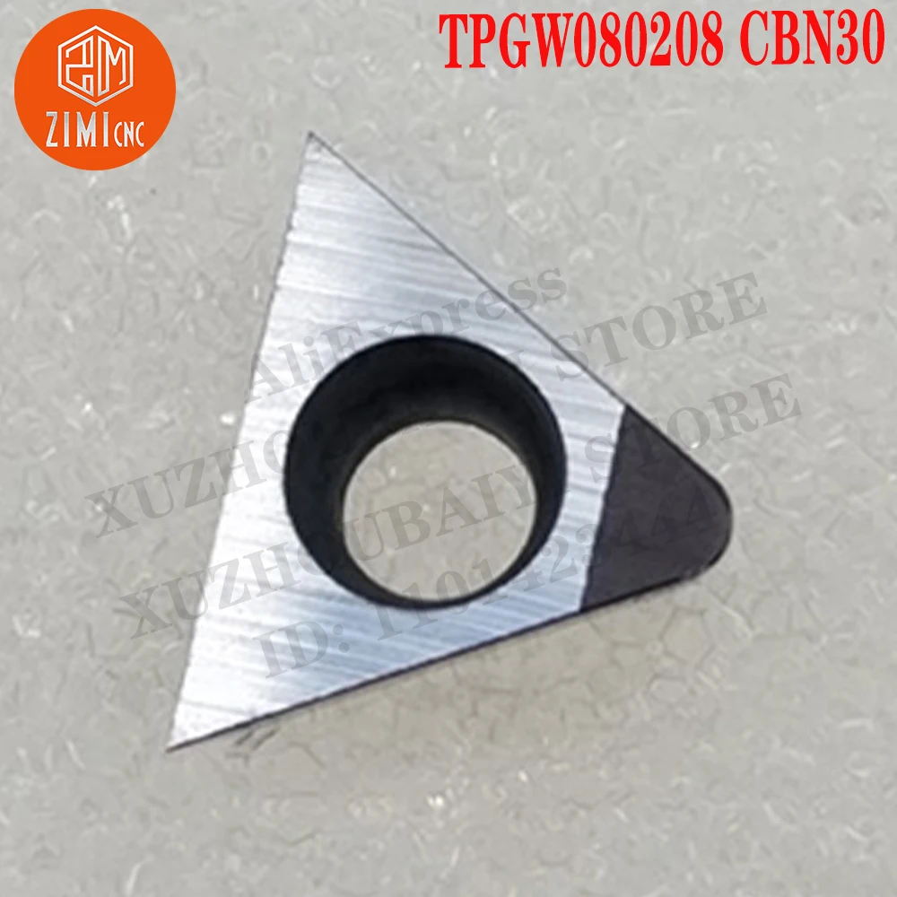 TPGW080208 CBN30 تي بي جي دبليو 080208 إدراجات سبائك الألومنيوم أدوات مطحنة النهاية كربيد CNC مخرطة أداة قطع ميكانيكي مخرطة معدنية