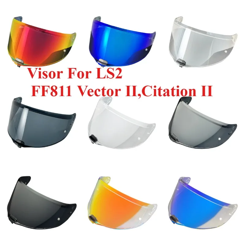 Helmet Visor For LS2 FF811 Vector II,Citation II Motorcycle Helmets Shield Glass Viewfinder Visera Accessories