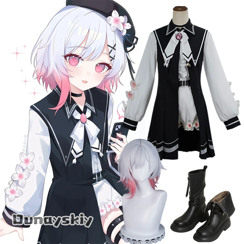 

Сакураба Эма Косплей Костюм {Dunayskiy} Игры Волшебная Девушка Ведьма Пробный Маскирующий Комплект Лук С Длинным Рукавом Лолита Рождественский Костюм