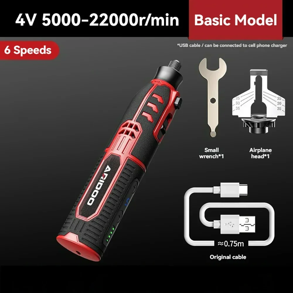 

4V 5000-22000r Engraver Cordless Electric Drill Chainsaw Chain Grinder Electric File Rechargeable Drill Tool Engraving Machine