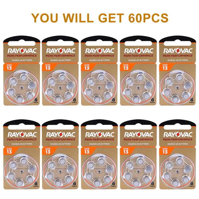 聴覚障害者用の電池,1.45V,13A,13A,13A,スキニック用,60ユニット
