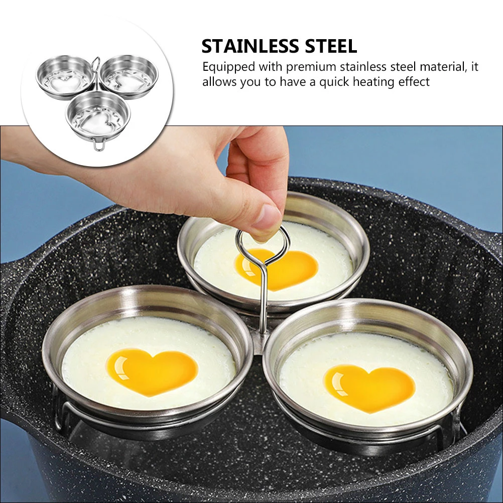 

1pc Steamed Egg Bowl Stainless Steel Kitchen Supply Household Storage Bowl For Rice Buns Egg Soup Silver Color