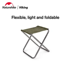 Naturehike Ultralight Aluminium Stool,Folding Compact Portable Fishing Stool,Collapsible Outdoor Camping Seat Hiking Chair