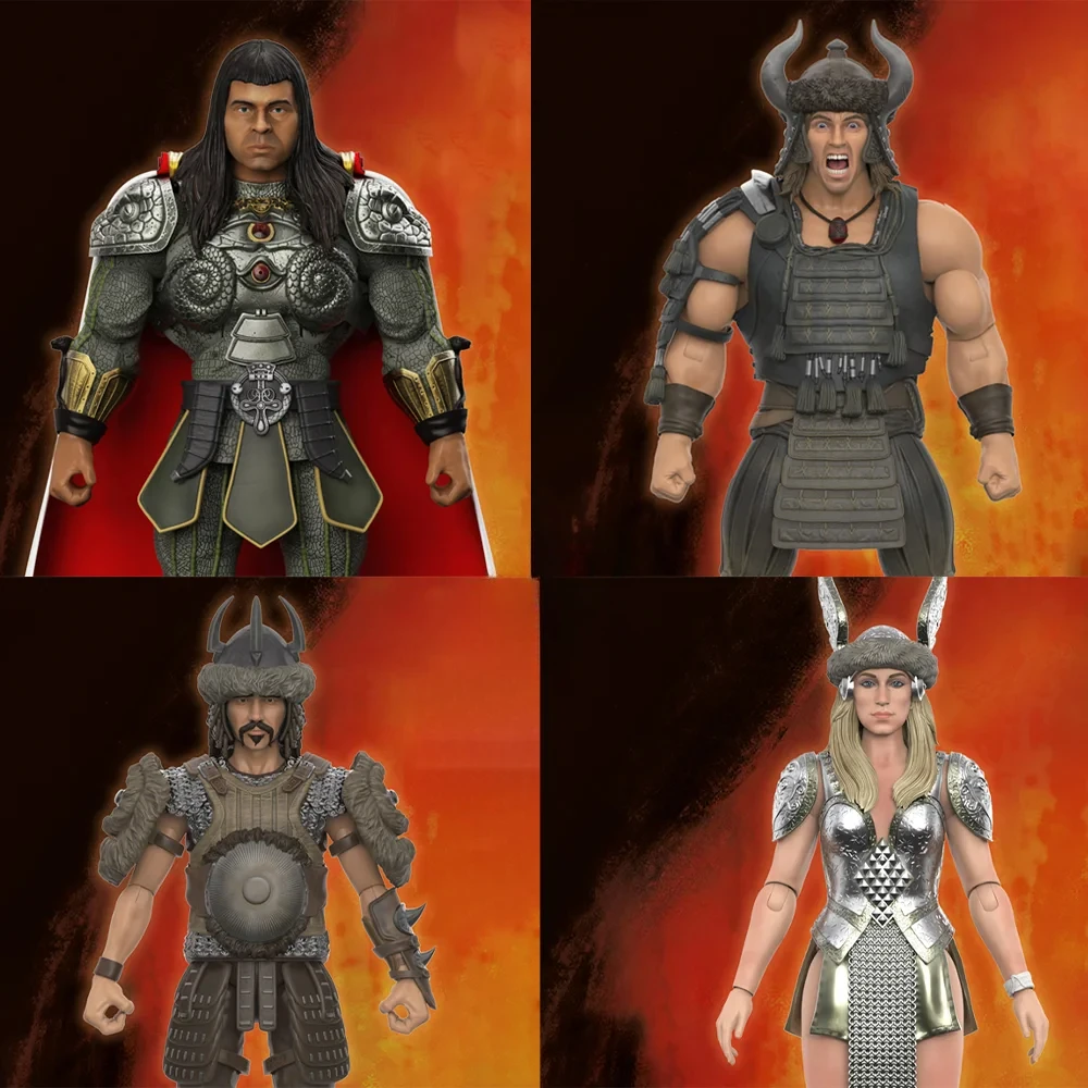 SUPER7 CTBW5 1/12 Conan 5th Wave Conan Tsuchiyama Battle Edition Valeria Su Botai Tulsa V2 Full Set 6in 16cm Action Figure Model