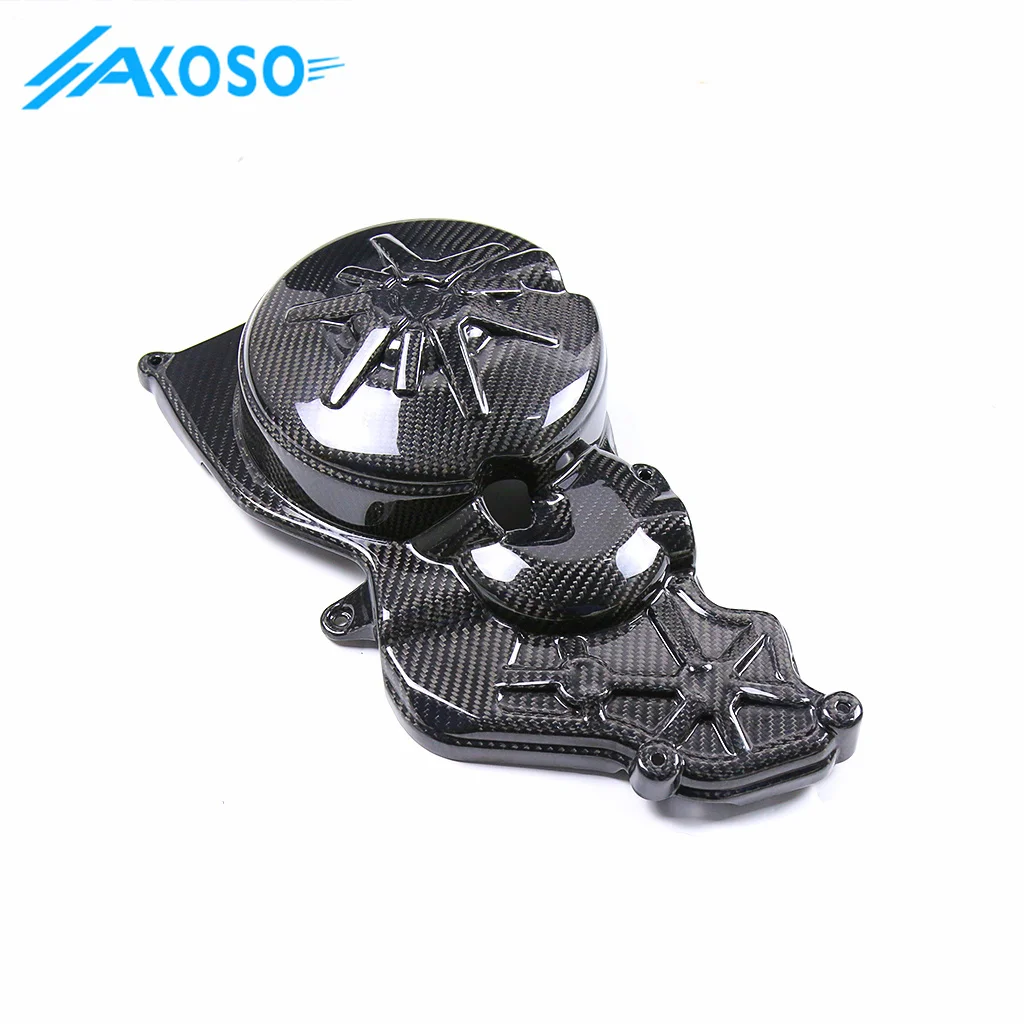 Akoso 100% 3k fibra de carbono seca pura carenagem da motocicleta corpo & acessórios do motor aprilia rsv4 2021 + inclui capa roda dentada
