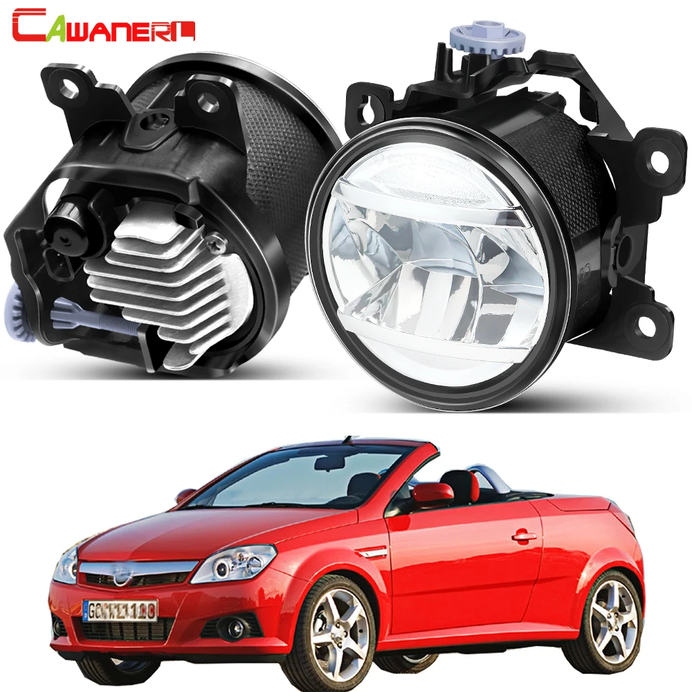 2 X 30W Car Front LED Fog Light Assembly High Bright Upgrade Fog Driving Lamp For Opel Tigra TwinTop Convertible 2004 2005 2006