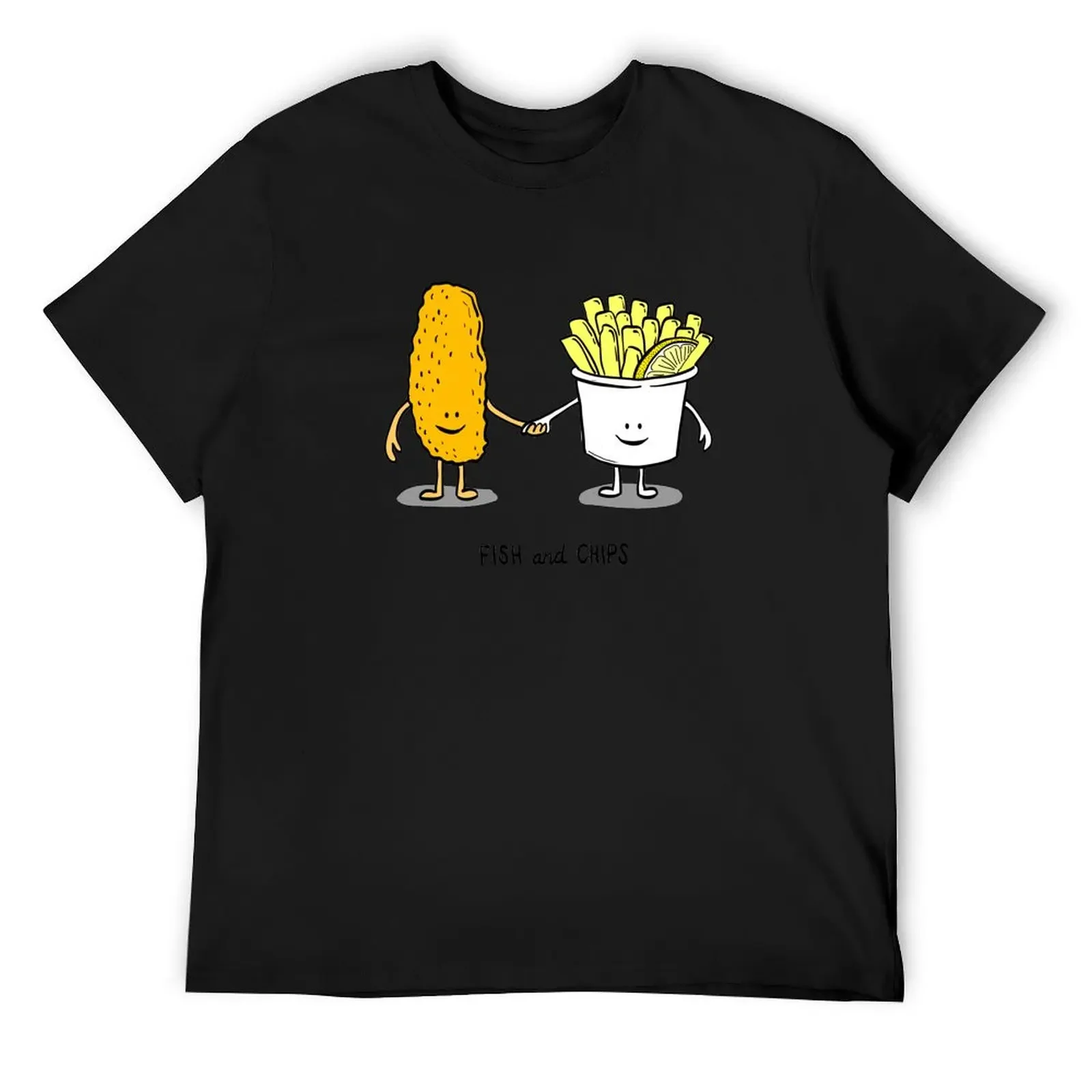 Fish and Chips T-Shirt cheap stuff summer tops heavy weight t shirts for men