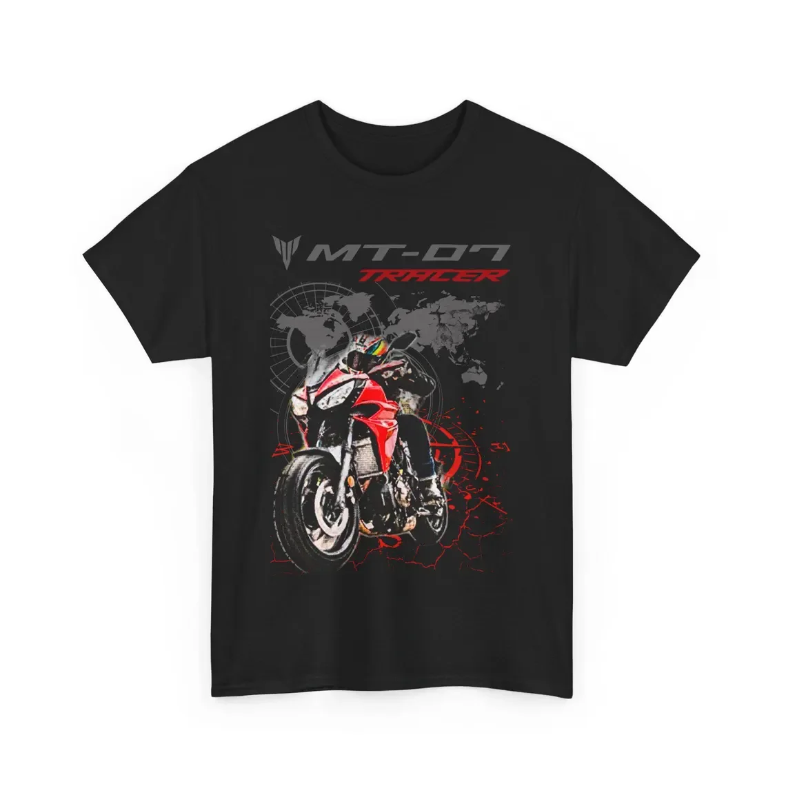 

Tracer 700 T Shirt Tracer 7 Sport Touring Motorcycle Tee CP2 Engine Rider Graphic Top For MT-07 Tracer Fans Versatile Gift