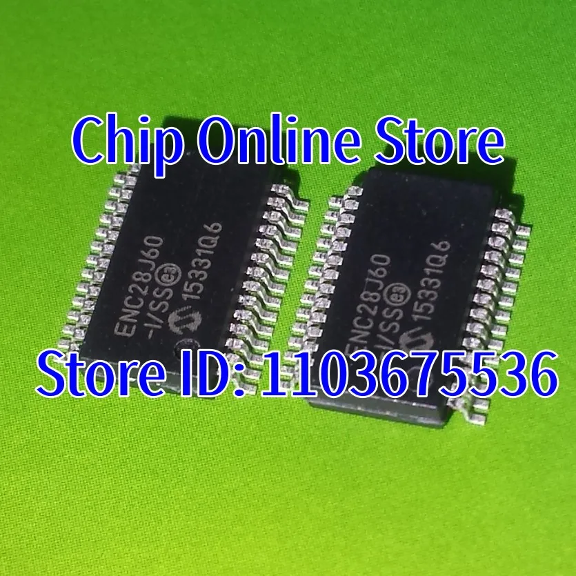 2~100pcs  ENC28J60-I/SS  ENC28J60T-I/SS  ENC28J60  SOT23-3  New Original  Ethernet Controller