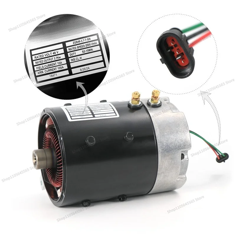Suitable for 3.7kW 48V Motor 103572501 102240102 for Ball Cars