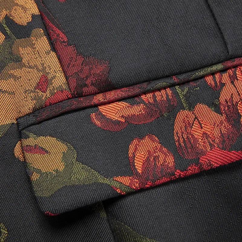 شهم بليزرات الرجال الجاكار مطبوعة سليم صالح البدلة سترة رسمية حفلة موسيقية المرحلة زي رجل سهرة حجم كبير 2025 جديد