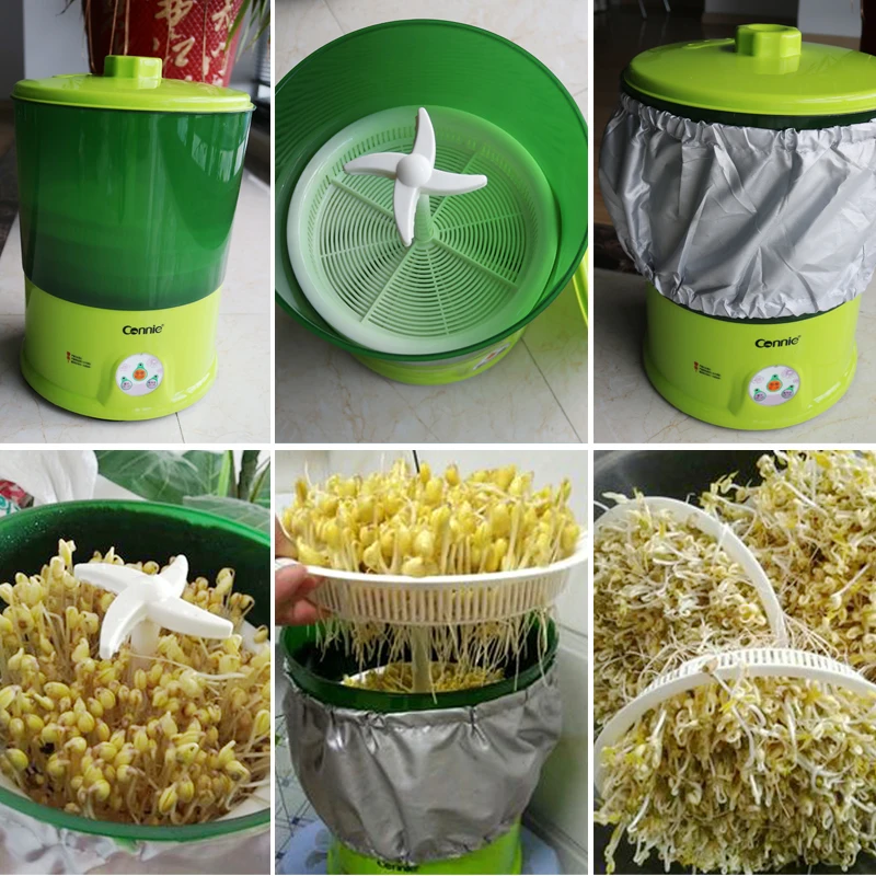 Bean sprout machine household fully automatic intelligent multifunctional bean sprout pot homemade green bean sprout pot