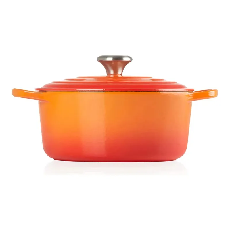 Enamel Cookware Cast Iron Dutch Oven Pot Set Non-Stick Pot with Lid