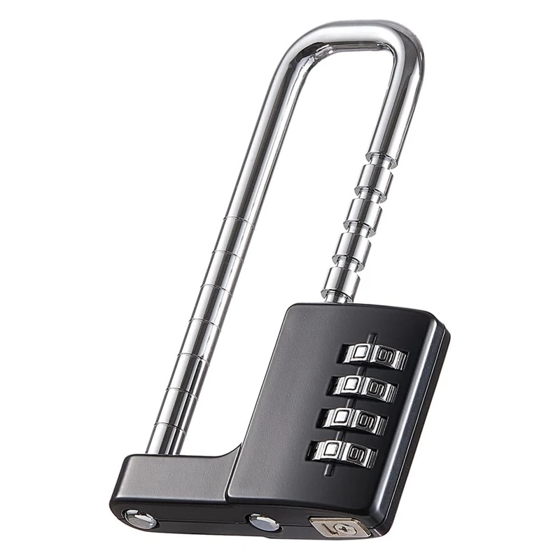 

Cabinet Lock,Combination Padlock,Stainless Steel Gym Locker Lock Code Long Adjustable Shackle Lock For School,Gym