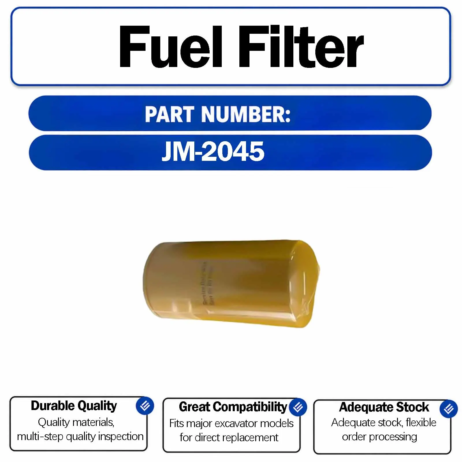 Oil Filter MB-JX625 For Caterpillar E311 E312 E312A E312V1 E312V2 E315V2 E320 E320V2 E320L Crawler Excavators