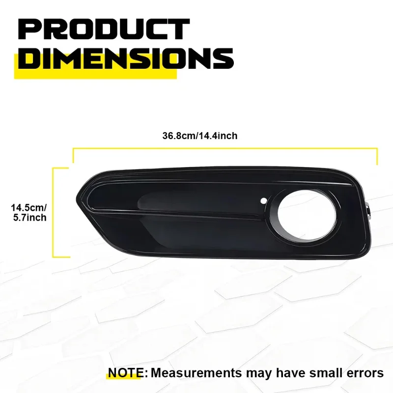 

51117371667 51117371668 Car Front Bumper Fog Light Grill For BMW 1 Series F20 F21 Sport 2015 2016 2017 2018 Lamp Grille Cover