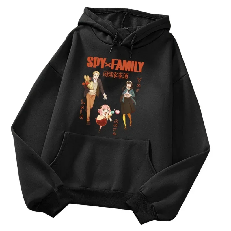 Spy X Family Anime Printed Fashion Urban Street Hoodie Clothing Simple Creative Loose Youth Popular Leisure Sports Women