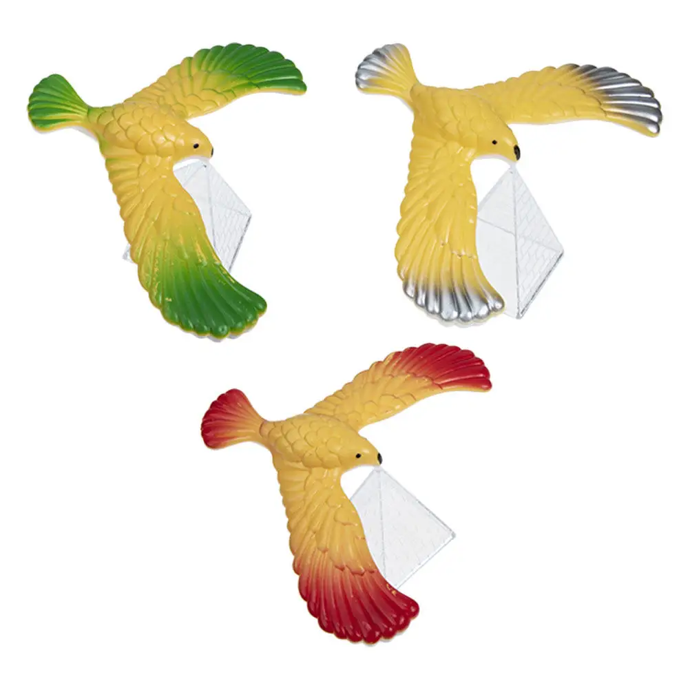 3Pcs Balancing Eagle Clear Triangle Stand Educational Preschool Fine Motor Skill Finger Balance Game Finger Balance Game