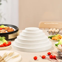 100 Pcs pcs Round Baking Paper Circle Parchment Paper Liner BBQ Oven Patty Hamburger Paper Cake Non-Stick Baking Paper Tools
