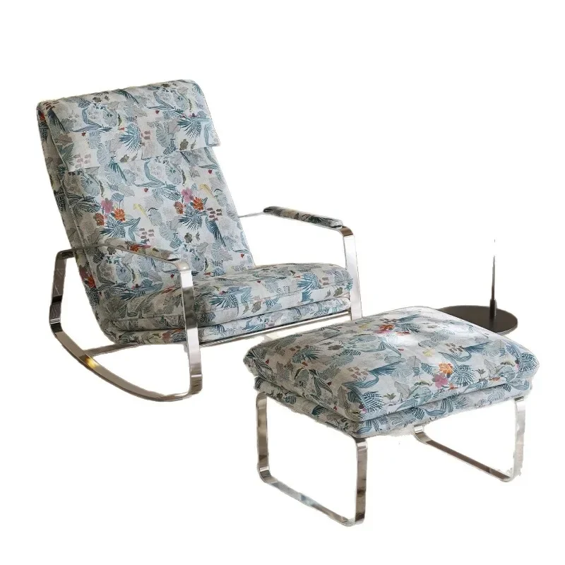 

Simple Owen leisure chair, stainless steel escape chair, medieval style bedroom living room