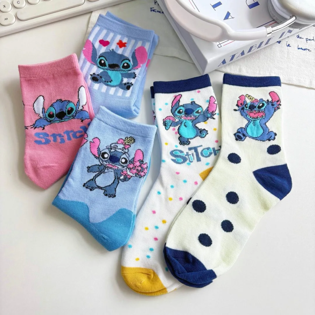 

Japanese-style cartoon children's school girl cute socks, women's socks in Korean version, fine combed cotton, women's mid-lengt