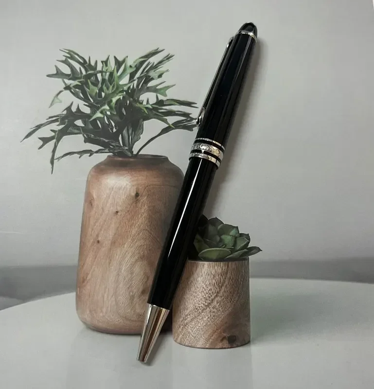 قلم حبر جاف فاخر من الراتنج الأسود MB 163 #   أقلام وطنية من Mesterprice لمستلزمات هدايا الكتابة المكتبية