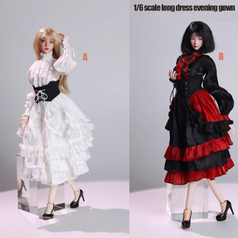 

1:6 Scale Long Evening Gowns Dresses 12 inch Movable Figure Classic Collection Gift Decoration Toy