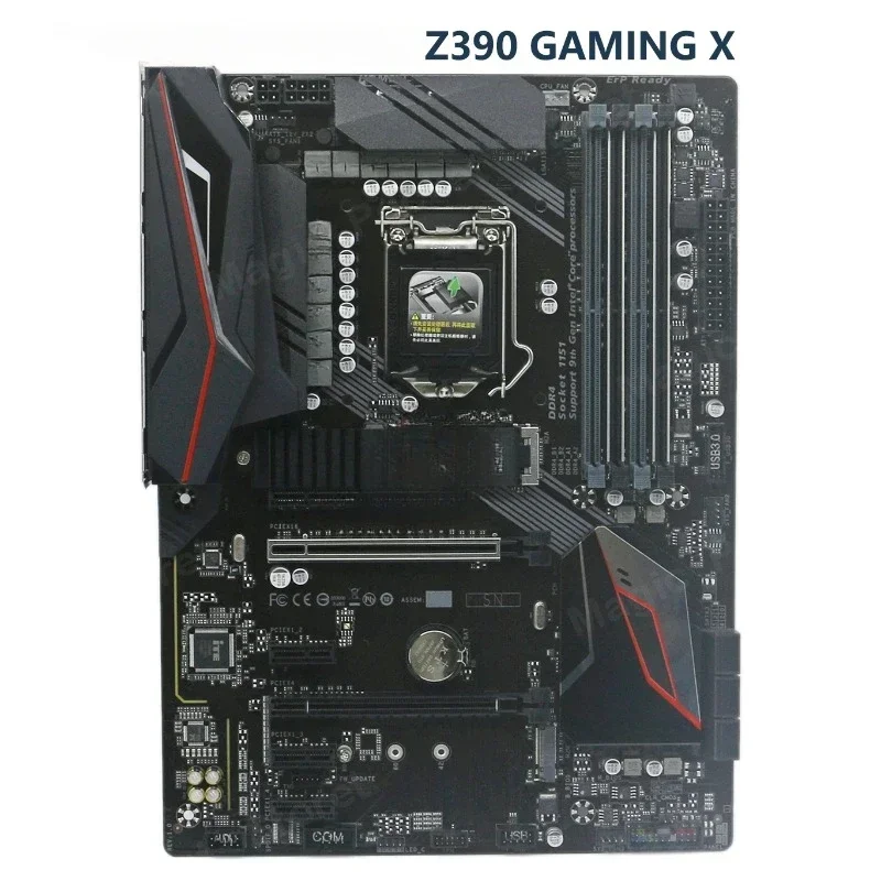 Z390 GAMING X Gaming Motherboard ATX Large Board NVME 1151 Pin DDR4