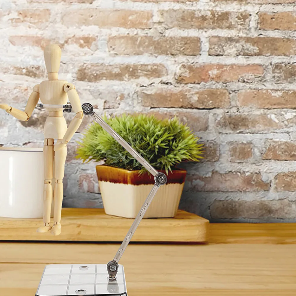 

Набор из 4 регулируемых подставок для фигурок: для динамичных поз, из АБС-пластика, устойчивые держатели для коллекционеров, дома, офиса, выставок