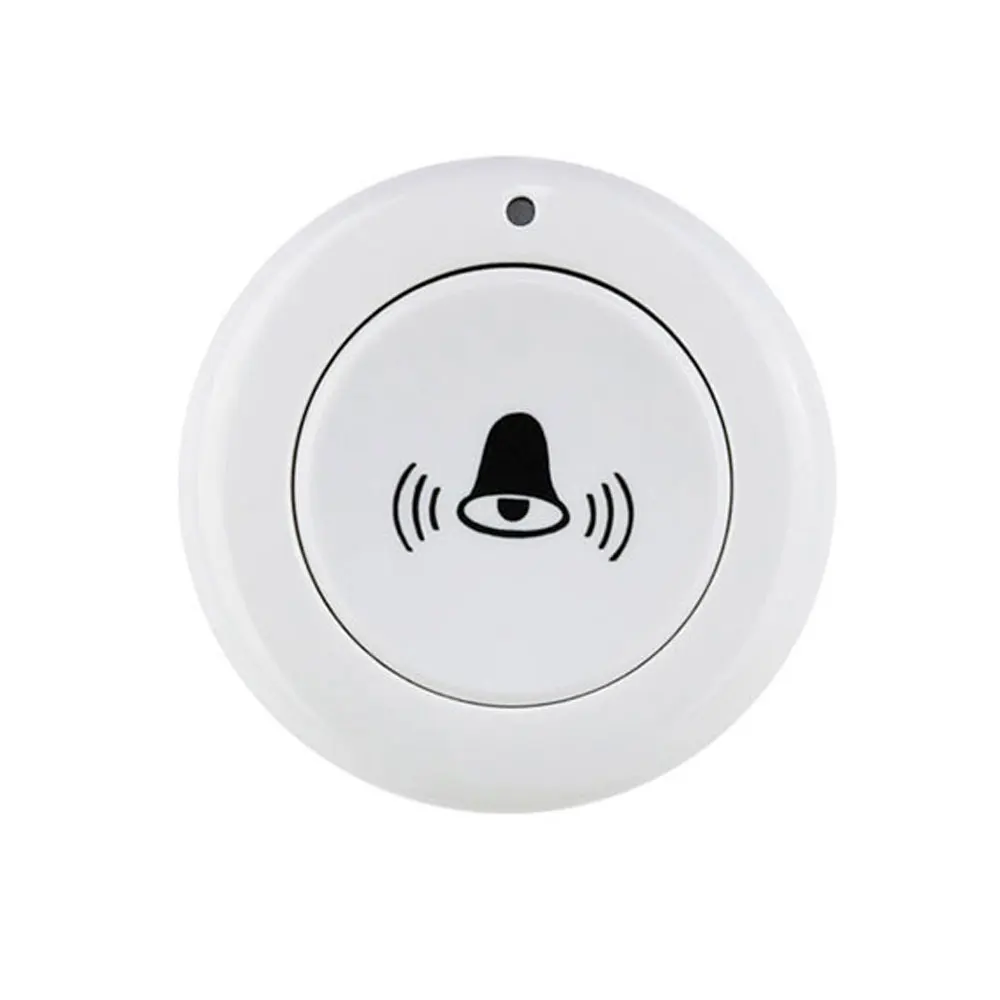 Timbre inalámbrico TYPE-C para el hogar, timbre de puerta con control remoto RF, 30 música, llamada de emergencia, DC 5V, 433MHz