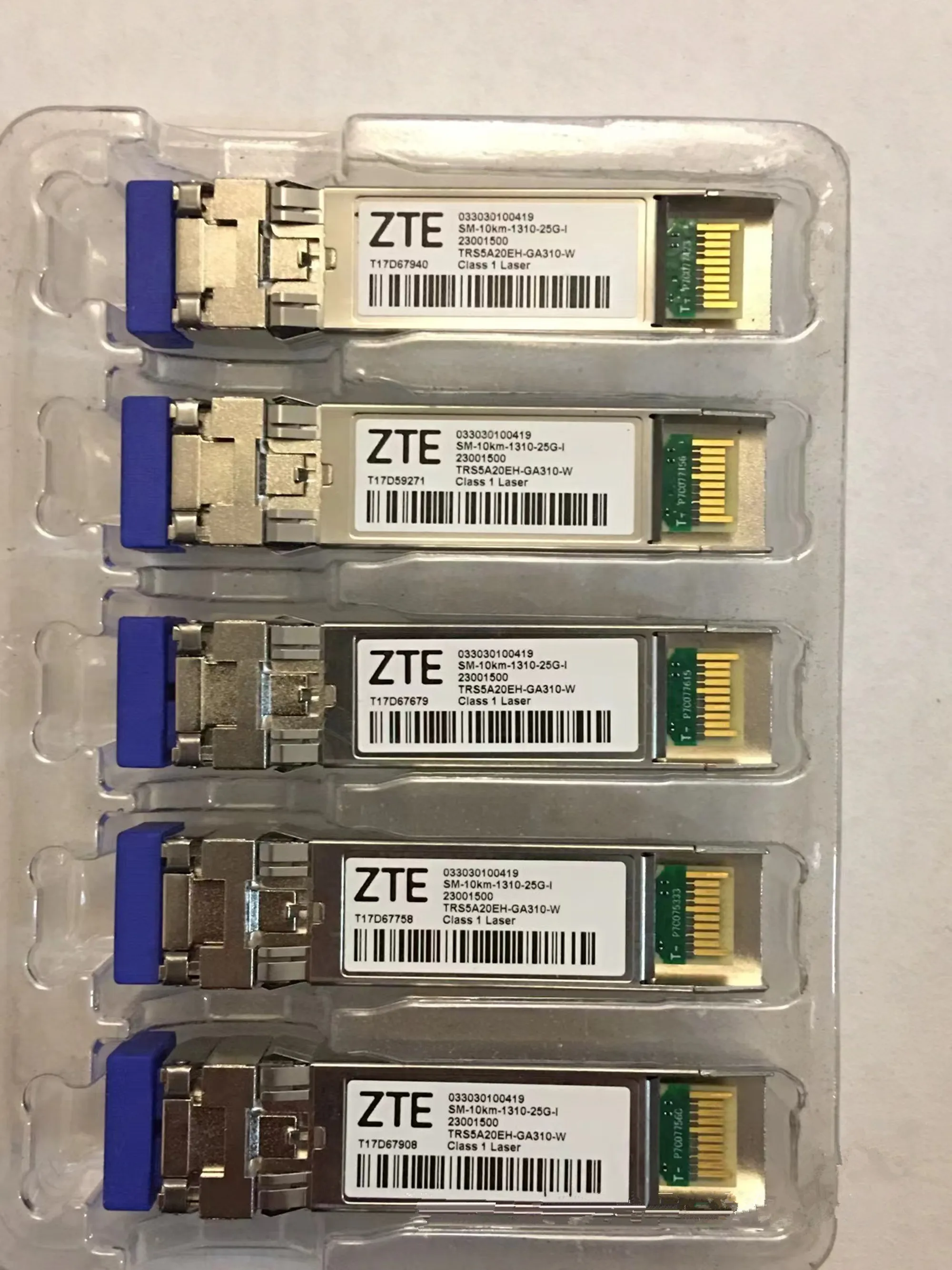 ZTE SFP 25G moduł optyczny światłowodowy 033030100419 SM-10KM-1310NM-25G-I 25GB przełącznik nadawczo-odbiorczy