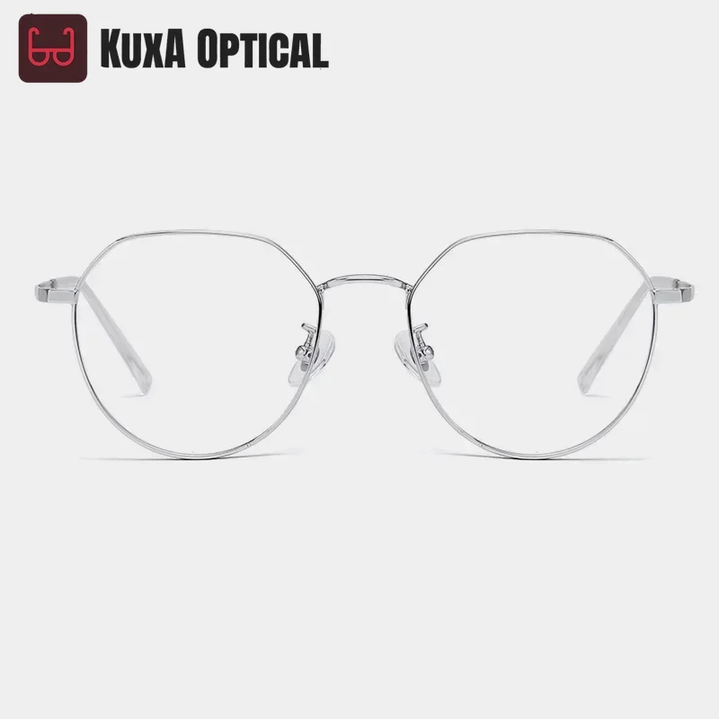 

Round Glasses Frame Prescription Eyeglasses Anti-blue LightWomen Fashion Eyewears Ultra-light Titanium Myopia New Arrival
