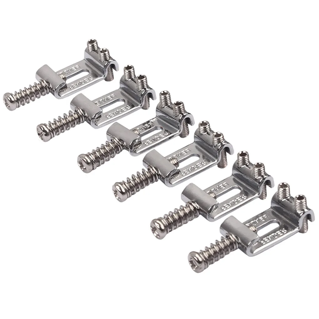 Tremolo Tremolo ponte sela, Guitarra elétrica substituição parte, 6 pcs