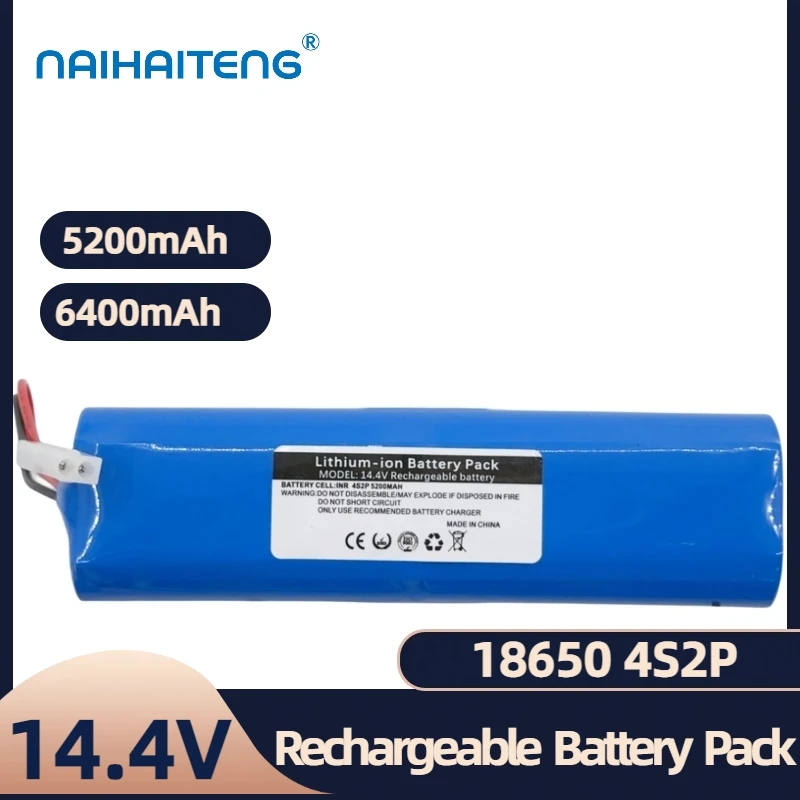 

14,4 V 5200mAh 6400mAh 18650 4S 2P цилиндрическая аккумуляторная батарея Pack для ROEMO SYB2 Новый может быть заказан оптом