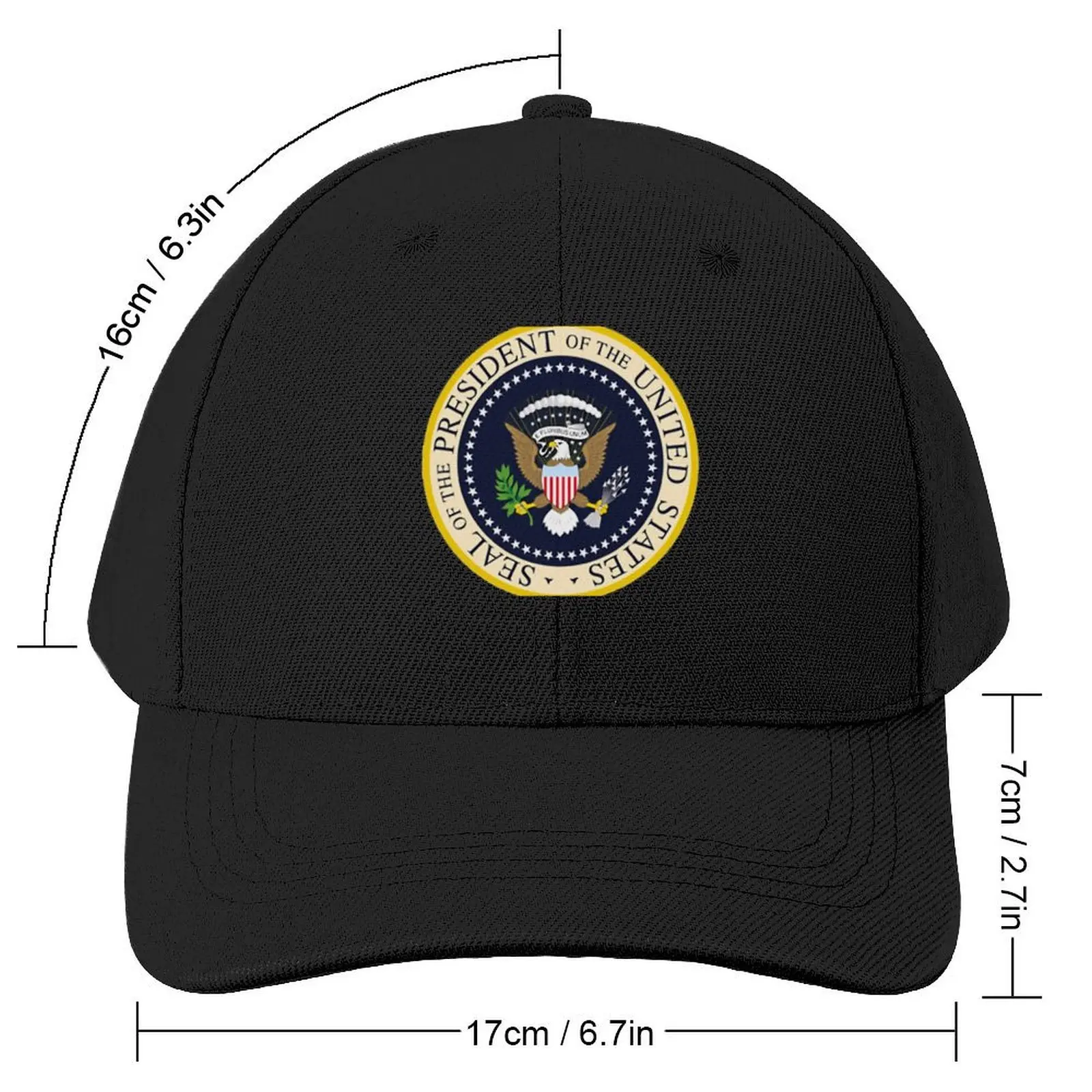 United States Presidential Seal. Seal of the President of the United States \t Baseball Cap Hat Beach For Men Women's