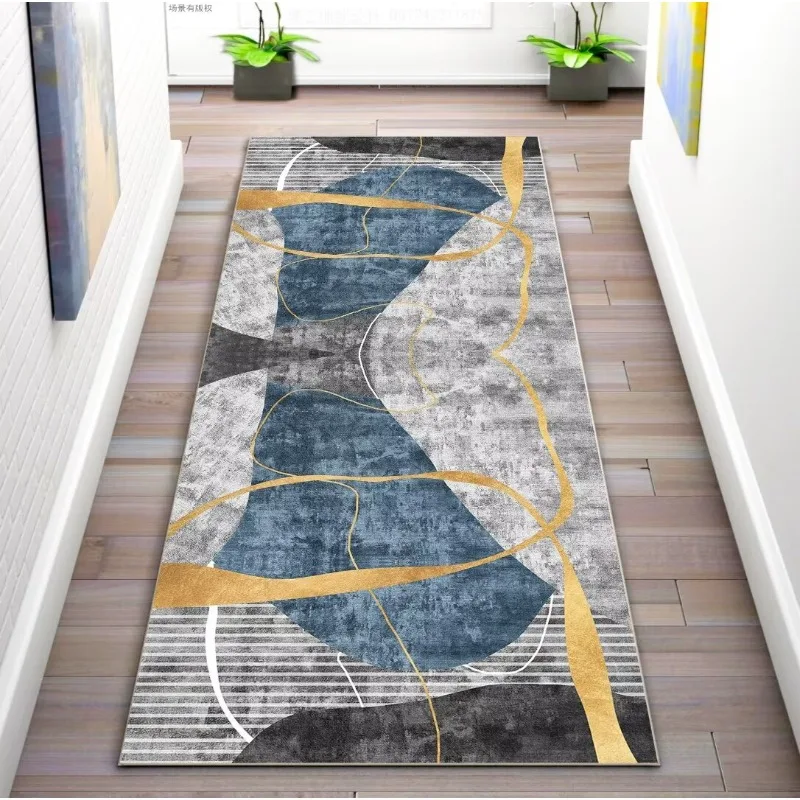 Modern Geometric Corridor Carpets Light Luxury Lobby Rugs Hallway Passageway Decor Aisle Entryway Area Rug floor mat tapis salon