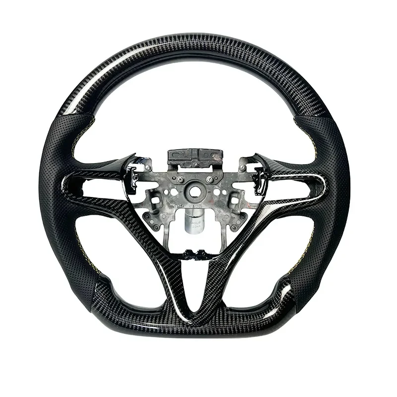 Customize the Truly Sports-shaped Carbon Fiber Steering Wheel for honda FIT2 GE8 Civic 8th FA1 2011 2012 2013 2014 2015 2016